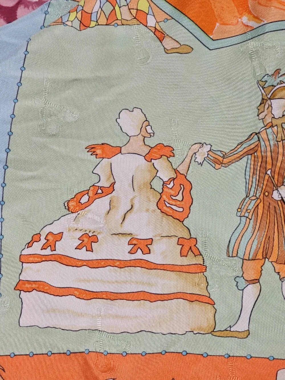 Vintage Hermes Carnavel de Venise/Fetes Venitiennes by Hubert de Watrigant